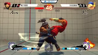 Tokido (Akuma) vs Kazunoko (Yun) - EVO 2015 USF4 - 720p/60fps