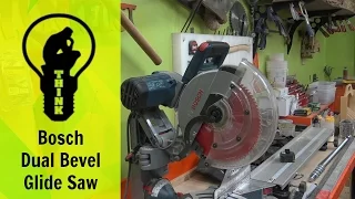 Woodworker Review - Bosch Dual Bevel Glide Miter Saw!