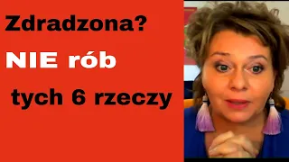 🔴Jak zachować się po zdradzie , co robić, czego unikać?