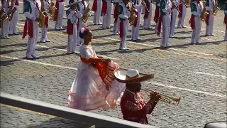 СПАССКАЯ БАШНЯ - 2018. ДНЕВНОЕ ШОУ. МЕКСИКА. SPASSKAYA TOWER 2018. MEXICO. BANDA MONUMENTAL.