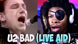 MatJustChillin FIRST TIME HEARING U2 - Bad (Live Aid 1985) REACTION