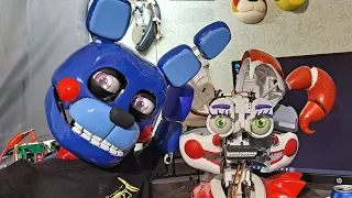 BonBon and Circus baby animatronic duel animation test(wide frame)