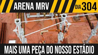 ARENA MRV | 2/6 MAIS UMA PEÇA DO NOSSO ESTÁDIO INSTALADA | 17/02/2021