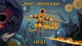 Outer Wilds v1.0.7 Speedrun - Any% (Shipless) in 10:21 [PB]