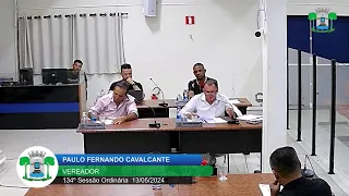 134ª Sessão Ordinária Câmara de Vereadores de Presidente Epitácio