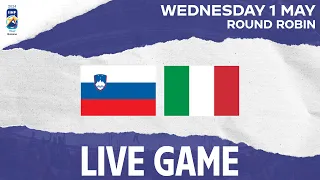 LIVE | Slovenia vs. Italy | 2024 IIHF Ice Hockey World Championship | Division I - Group A