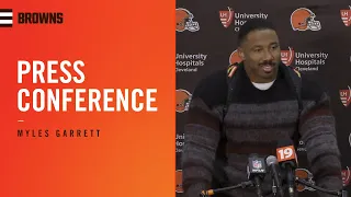 Myles Garrett Postgame Press Conference vs. Commanders | Press Conference