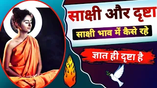 Sakshi bhav mein kaise rahe? साक्षी और दृष्टा कौन है? साक्षी और दृष्टा में अन्तर? #sakshitv