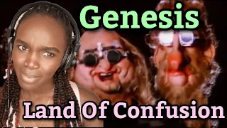 African Girl First Time Hearing Genesis - Land Of Confusion | REACTION