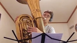 (ALIEN INVASION) By David Gorham *ascap* cover by a tuba