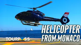 Monaco Helicopter flight video from Monte Carlo to Nice