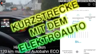 E-Auto E34: Peugeot e208 im Winter auf Kurzstrecke. Was schluckt er?