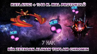 Dark Orbit Chromin Katlayıcı + %48 Pet Protokolü ile Full Zeta