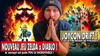 Nouveau jeu ZELDA & DIABLO : c'est FOU 😱 & JOYCON DRIFT Nintendo Switch c'est la FIN au tribunal 🔥