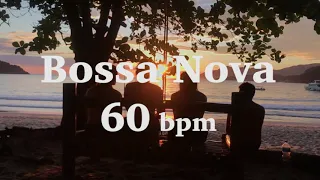 Bossa Nova Only Drums Beat Play Along 60 BPM :: Bateria Bossa Nova 60 BPM