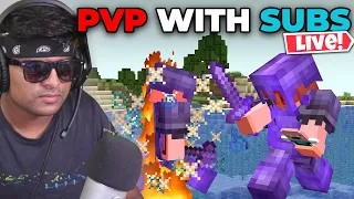 PVP With Subscribers in our New Public Server(FireMC) Ft. @IAMKOPI