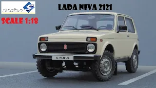 Lada Niva 2121 1986 Solido Diecast 1/18