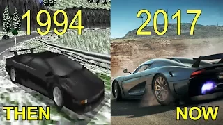 Evolution Then Now of Need for Speed Games 1994-2017