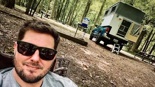 SOLO CAMPING | FIRST NIGHT IN THE FOUR WHEEL CAMPER!!