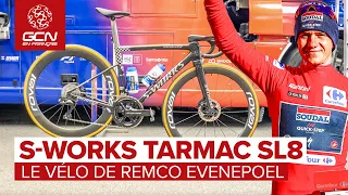 Le vélo Specialized S-Works Tarmac SL8 de Remco Evenepoel!