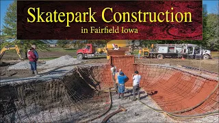 Skatepark Construction in Fairfield, Iowa