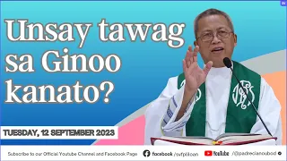 "Unsay tawag sa Ginoo kanato?" - 9/12/2023 Misa ni Fr. Ciano Ubod sa SVFP.