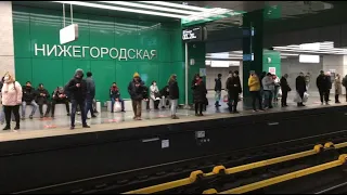 Станция метро "Нижегородская" / Московский метрополитен / Некрасовская линия / Москва