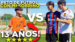 MI SOBRINO vs LOS BUYER Reto de FÚTBOL *caño ESPECTACULAR a ERIC*