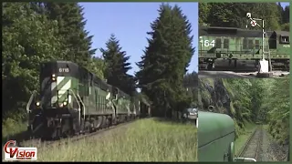 Port of Tillamook Bay Railroad in 2005: SD9s, Wigwags, POTB 6139 Cabride, and more!