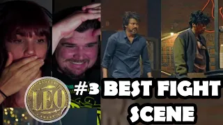 LEO - BEST FIGHT SCENE - #3 - Thelapathy Vijay, Sanjay Dutt, Arjun, Trisha, Gautham Vasudev Menon