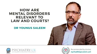 How are mental disorders relevant to law and courts?