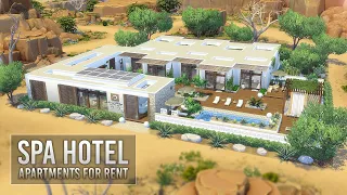 Spa Hotel Apartments 5-in-1 FOR RENT | No CC | The Sims 4 | Stop Motion