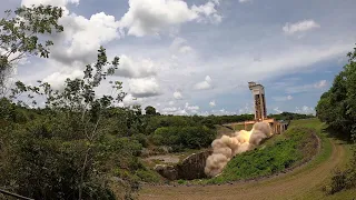 P120C solid rocket motor for Ariane 6 - hot firing, final test for flight readiness