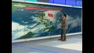 24 Oras: Tropical Storm Falcon, lumakas pa habang papalapit sa Luzon