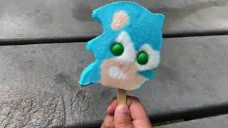 Sonic gumball eye popsicle