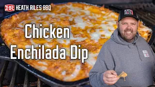 Chicken Enchilada Dip on the Traeger Timberline 1300 | Easy Dip Recipe | Heath Riles BBQ