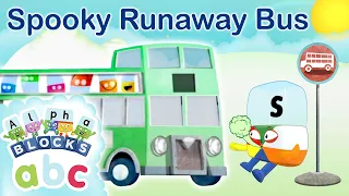 @officialalphablocks - The Spooky Runaway Bus 👻 🚎 | Learn To Read | Halloween