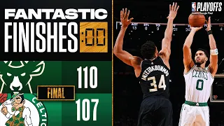 Final 3:02 WILD PLAYOFF ENDING Bucks vs Celtics 👀🍿