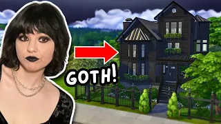 I renovated the GOTH FAMILY HOME | The Sims 4 Speed Build