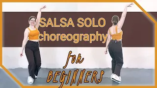 Salsa dance choreo for beginners (solo)