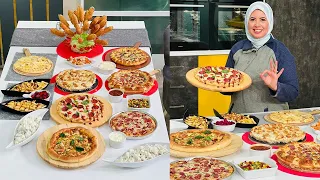 أسرار طريقة عمل البيتزا الإيطالي 🍕 الوصفة الأكثر طلبا ✅ | العزومة مع الشيف فاطمة أبو حاتي