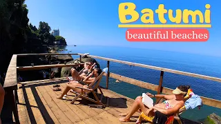 Beautiful Beaches near Batumi, Georgia. 4K Walk tour 2023