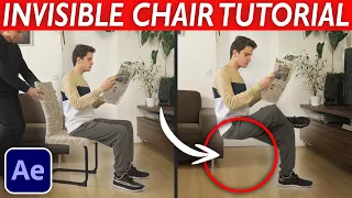 HOW TO CREATE INVISIBLE CHAIR ILLUSION - After Effects VFX Tutorial