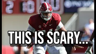 ALABAMA CRIMSON TIDE'S OFFENSIVE LINE IS FILLED WITH MONSTER SIZE | KAYDEN PROCTOR 6-FOOT-7, 354!!