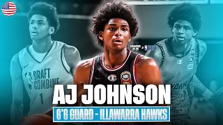 AJ Johnson 2024 NBA Draft Profile | NBL Next Star