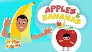 Muslim Songs For Kids 🍎  Apples and Bananas 🍌  @RaefMusic & MiniMuslims