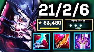 My Strategy to CARRY 1v5 With Zed (63,480 damage)