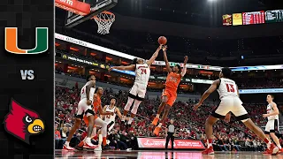 Miami vs. Louisville Men's Basketball Highlights (2019-20)