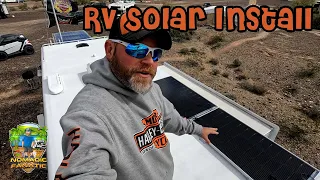 RV Solar Panels on Roof, Horny Toade, & Superbowl Party!!!