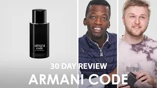 30 Day Team Review Giorgio Armani Code Eau de Toilette Refillable Spray